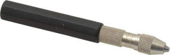 Starrett - 5" Long, 0.062" Capacity, Pin Vise - 5" Long, 1/2" Body Diam 0.03" Min Capacity - Eagle Tool & Supply