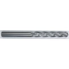 1/8" Dia. - 3" OAL - Solid CBD - Bright - Ball Nose SE EM - 4 FL - Eagle Tool & Supply