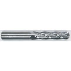 5/8" Dia. - 5" OAL - Solid CBD - Bright - Ball Nose SE EM - 4 FL - Eagle Tool & Supply