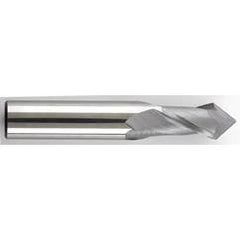 1/4" Dia. - 2-1/2" OAL - Solid Carbide - TiCN - Marxman Drill - Mill SE EM - 2 FL - Eagle Tool & Supply