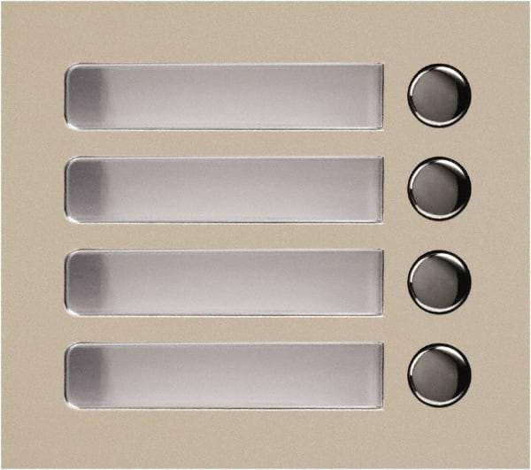 Aiphone - Public Address & Intercom Accessories Type: Four Call Button Panel For Use With: GF and GT Series - Eagle Tool & Supply