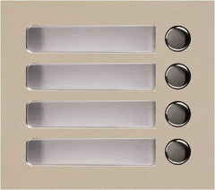 Aiphone - Public Address & Intercom Accessories Type: Four Call Button Panel For Use With: GF and GT Series - Eagle Tool & Supply
