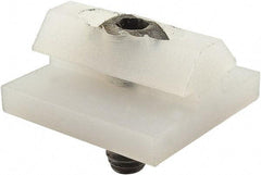 80/20 Inc. - Open Shelving Accessory/Component - UHMW Polyethelene, 25mm Long, Use with 25 Series - Eagle Tool & Supply