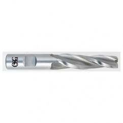 1/8 x 3/8 x 1 x 2-7/8 3 Fl HSS-CO Tapered Center Cutting End Mill -  Bright - Eagle Tool & Supply