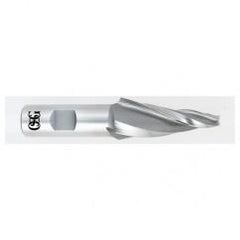 3/16 x 1/2 x 1-1/4 x 3-1/4 3 Fl HSS-CO Tapered Center Cutting End Mill -  Bright - Eagle Tool & Supply