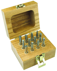 C-725 8Pc Set; 1/4" SH Dbl Cut - CBD - Burr - Eagle Tool & Supply