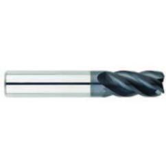 3/4" Dia. - 1-1/2" LOC - 6" OAL - .030-.035 Radius 4 FL Carbide S/E HP End Mill-AlTiN - Eagle Tool & Supply