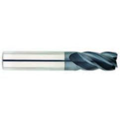 1/2" Dia. - 1" LOC - 3" OAL - 4 FL Carbide S/E HP End Mill-AlTiN - Eagle Tool & Supply