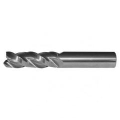 1/4x1/4x1/2x2-1/2 3FL Square Carbide End Mill-Round Shank-Uncoated - Eagle Tool & Supply