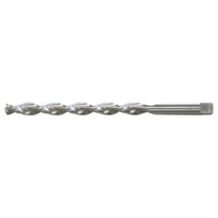#10 RHS / RHC HSS 135 Degree Notched Point Deep Hole Parabolic Taper Length Drill - Bright - Exact Industrial Supply