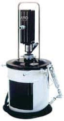 ARO/Ingersoll-Rand - Grease Lubrication 4 Lb/min Flow Carbon Steel Air-Operated Pump - For 35 Lb Container - Eagle Tool & Supply