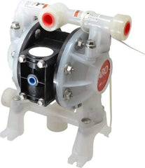 ARO/Ingersoll-Rand - 1/2" NPT, Nonmetallic, Air Operated Diaphragm Pump - Nitrile Diaphragm, Polypropylene Housing - Eagle Tool & Supply