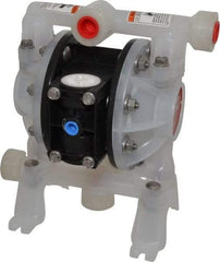 ARO/Ingersoll-Rand - 1/2" NPT, Nonmetallic, Air Operated Diaphragm Pump - Polyurethane Diaphragm, Polypropylene Housing - Eagle Tool & Supply