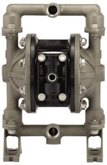 ARO/Ingersoll-Rand - 1/2" NPT, Metallic, Air Operated Diaphragm Pump - PTFE Diaphragm, Aluminum Housing - Eagle Tool & Supply