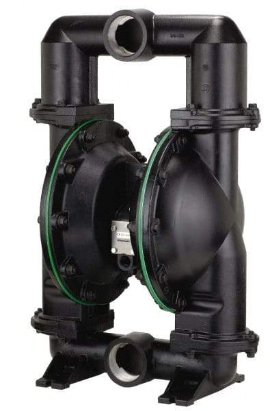 ARO/Ingersoll-Rand - 3" NPT, Metallic, Air Operated Diaphragm Pump - Nitrile Diaphragm, Aluminum Housing - Eagle Tool & Supply