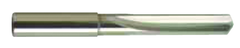 7.5mm Dia. - Carbide Straight Flute 4XD Drill-130Â° 4-Facet Point-Coolant-Bright - Eagle Tool & Supply