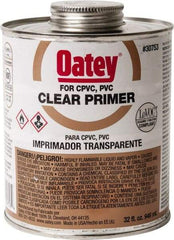 Oatey - 32 oz All Purpose Primer/Cleaner - Clear, Use with PVC - Eagle Tool & Supply