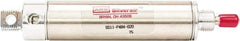 ARO/Ingersoll-Rand - 1" Stroke x 1-1/16" Bore Single Acting Air Cylinder - 1/8 Port, 5/16-24 Rod Thread, 200 Max psi, -40 to 160°F - Eagle Tool & Supply