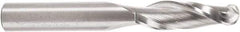 Amana Tool - 3/8" Cutting Diam x 1-1/4" Length of Cut, 2 Flute, Upcut Spiral Router Bit - Uncoated, Right Hand Cut, Solid Carbide, 3" OAL x 3/8" Shank Diam, Core Box, 30° Helix Angle - Eagle Tool & Supply