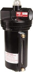 ARO/Ingersoll-Rand - 1 1/2" NPT, 200 Max psi Super Duty Modular Lubricator - Metal Bowl with Sight Glass, Zinc Body, 927 CFM, 150°F Max Temp, 5-1/2" Long x 5" Wide x 11.60" High - Eagle Tool & Supply