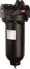ARO/Ingersoll-Rand - 1" Port Coalescing Filter - Metal Bowl, Automatic Drain, 300 Max psi, 0.01 Micron Rating, 7.8" Long x 7-3/4" Wide x 18.52" High - Eagle Tool & Supply