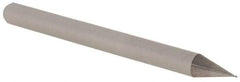 Accupro - 0.01" Diam, 0.015" LOC, 4 Flute Solid Carbide Ball End Mill - Uncoated, Single End, 1-1/2" OAL, 1/8" Shank Diam, Spiral Flute - Eagle Tool & Supply