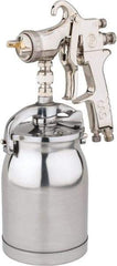 Value Collection - Pressure Feed Conventional Paint Spray Gun - 32 oz Capacity, 15 to 43 psi, 6.7 to 13.2 CFM - Eagle Tool & Supply