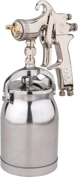 Value Collection - Pressure Feed High Volume/Low Pressure Paint Spray Gun - 32 oz Capacity, 15 to 28 psi, 7.7 to 12.4 CFM - Eagle Tool & Supply