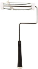 Wooster Brush - 4" Wide x 12-1/2" Long Roller Frame - Metal Frame, Plastic Handle - Eagle Tool & Supply