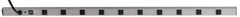 Wiremold - 10 Outlets, 120 Volts, 20 Amps, 6' Cord, Power Outlet Strip - Rack Mount, L5-20P NEMA Configuration, cULus, UL Listed File 1449 - Eagle Tool & Supply