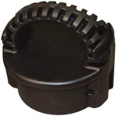 Made in USA - 4" Thread Hydrant Safety Bump Cap - Polyurethane - Eagle Tool & Supply
