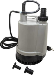 Value Collection - 1/6 hp, 120 Amp Rating, 120 Volts, Full-On Operation, Submersible Pump - Plastic Housing - Eagle Tool & Supply