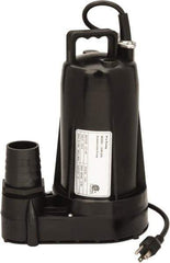 Value Collection - 1/2 hp, 120 Amp Rating, 120 Volts, Full-On Operation, Submersible Pump - Plastic Housing - Eagle Tool & Supply