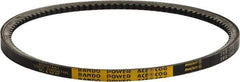 Bando - Section 3VX, 3/8" Wide, 53" Outside Length, V-Belt - Rubber Compound, Black, Narrow Cogged, No. 3VX530 - Eagle Tool & Supply