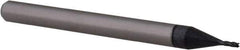 Accupro - 0.029", 0.087" LOC, 1/8" Shank Diam, 1-1/2" OAL, 4 Flute, Solid Carbide Square End Mill - Single End, AlTiN Finish, Spiral Flute, 30° Helix, Centercutting, Right Hand Cut, Right Hand Flute, Series Miniature - Eagle Tool & Supply