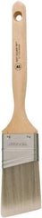 Wooster Brush - 2-1/2" Angled Synthetic Sash Brush - 2-15/16" Bristle Length, 7.13" Wood Fluted Handle - Eagle Tool & Supply