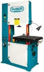 Clausing - 28 Inch Throat Capacity, Variable Speed Pulley Vertical Bandsaw - 50 to 5200 SFPM, 3 HP, Three Phase - Eagle Tool & Supply