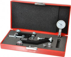 Value Collection - 0.0005" Graduation, 0.03" Max Meas, 0-15-0 Dial Reading, Dial Indicator & Base Kit - 1-17/64" Dial Diam - Eagle Tool & Supply