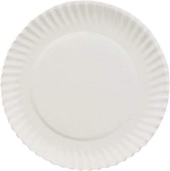AJM Packaging Corporation - Paper Plates, 6" - White - Eagle Tool & Supply