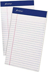 AMPAD - 50 Sheet, 5 x 8", Jr. Legal (Style) Writing Pad - White - Eagle Tool & Supply