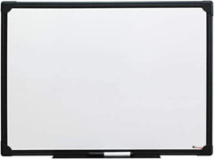 UNIVERSAL - 18" High x 24" Wide Erasable Melamine Marker Boards - Anodized Aluminum, 30.8" Deep, Includes Mounting Kit - Eagle Tool & Supply