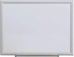UNIVERSAL - 18" High x 24" Wide Erasable Melamine Marker Boards - Aluminum Frame, 25.8" Deep, Includes Mounting Kit - Eagle Tool & Supply