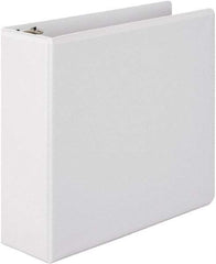 Wilson Jones - 3" Sheet Capacity, 11 x 8-1/2", View Ring Binder - Vinyl, White - Eagle Tool & Supply