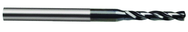 2.85mm Dia-Carbide Micro 4XD Drill-140° Point-Bright - Eagle Tool & Supply