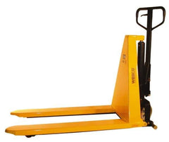 Wesco Industrial Products - 3,000 Lb Capacity Skid Lifter Scissor Lift - 3-1/2" Lift Height, 43" Platform Length x 27" Platform Width - Eagle Tool & Supply