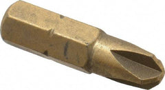 Wera - #8 Torq-Set Bit - 1/4" Hex Drive, 1" OAL - Eagle Tool & Supply