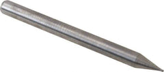 Accupro - 0.015", 4 Flute, Single End, Solid Carbide, 0.003" Corner Radius End Mill - 1-1/2" OAL, 30° Helix, Right Hand Flute, 0.05" LOC, Right Hand Cut - Eagle Tool & Supply