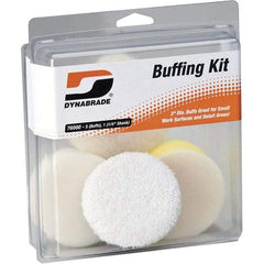 Dynabrade - 3" Diam Buffing Kit - Backing Pad Attachment - Eagle Tool & Supply