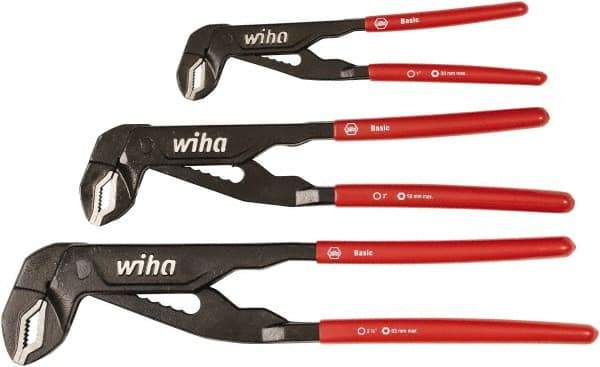 Wiha - 3 Piece Insulated Plier Set - Comes in Box - Eagle Tool & Supply