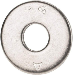 Value Collection - M8 Screw, Grade 316 Stainless Steel Fender Flat Washer - 8.4mm ID x 24mm OD, Plain Finish - Eagle Tool & Supply